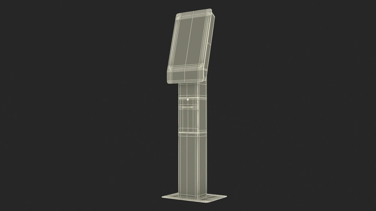 3D Hotel Kiosk 3 model