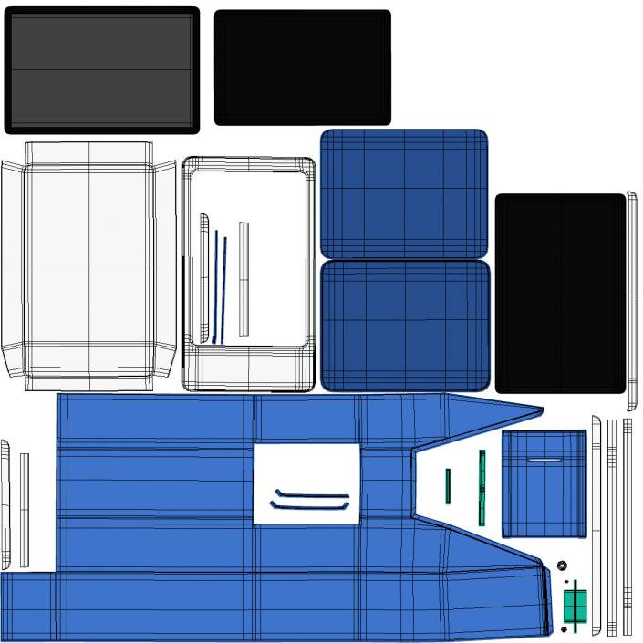 3D Hotel Kiosk 3 model