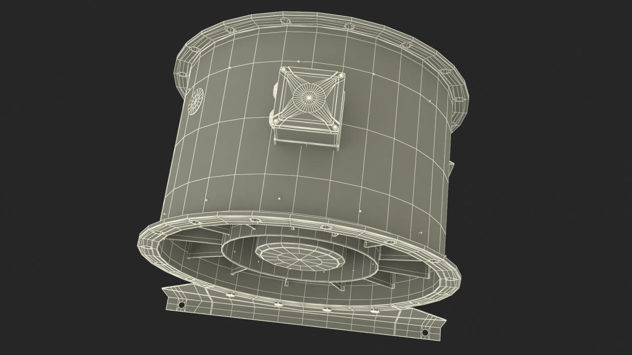 Axial Extractor Fan 3D model