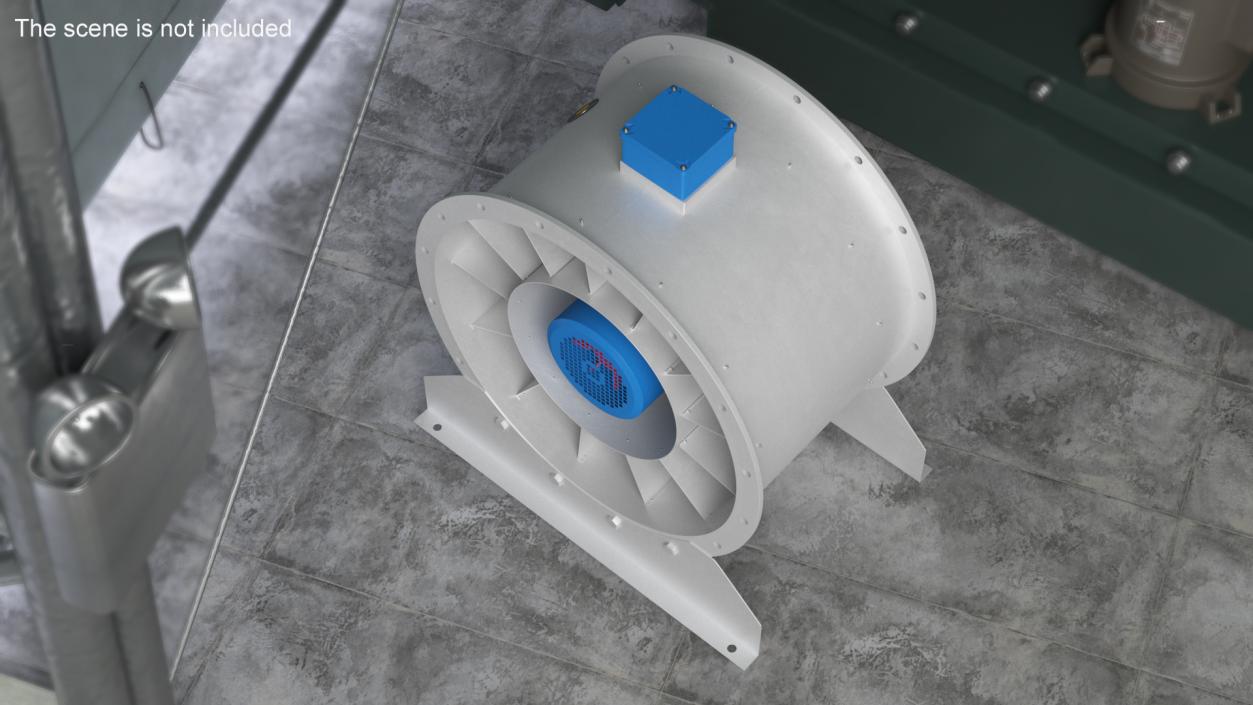 Axial Extractor Fan 3D model