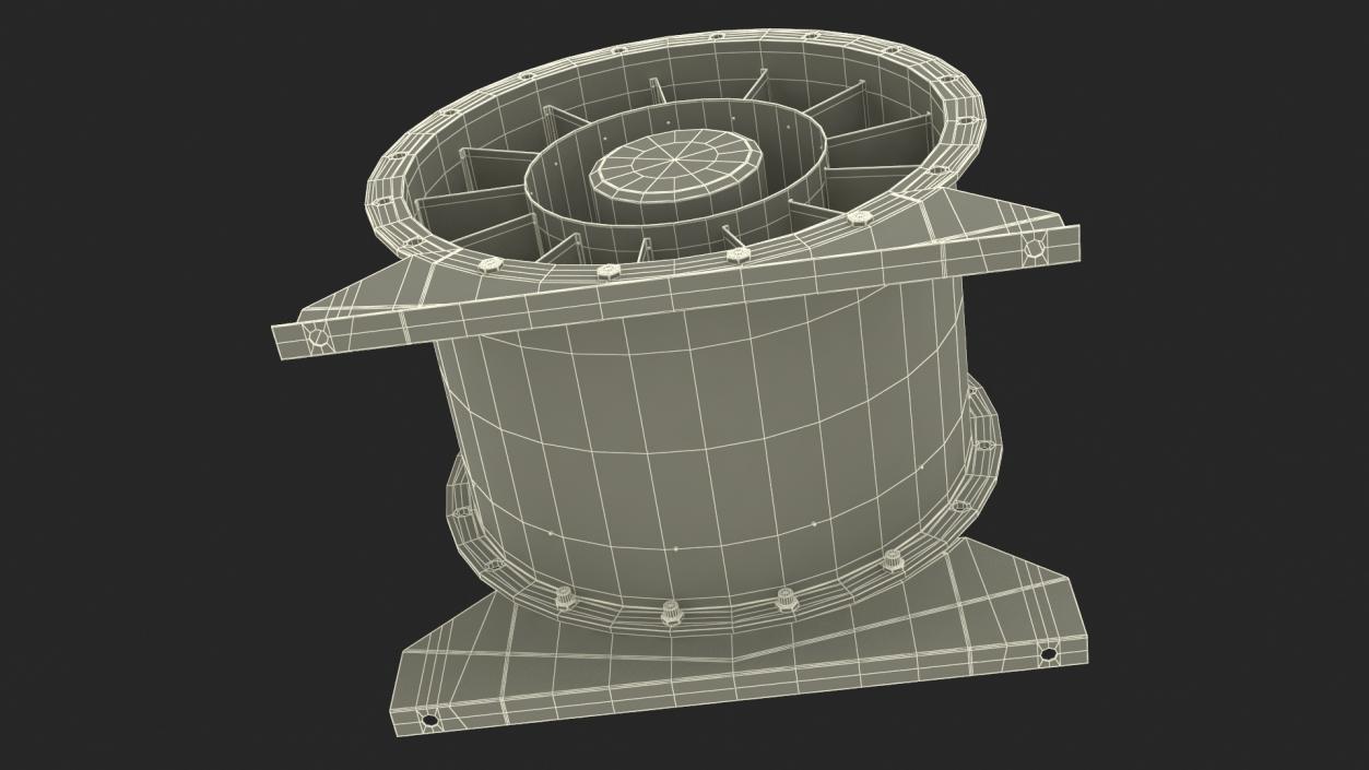 Axial Extractor Fan 3D model