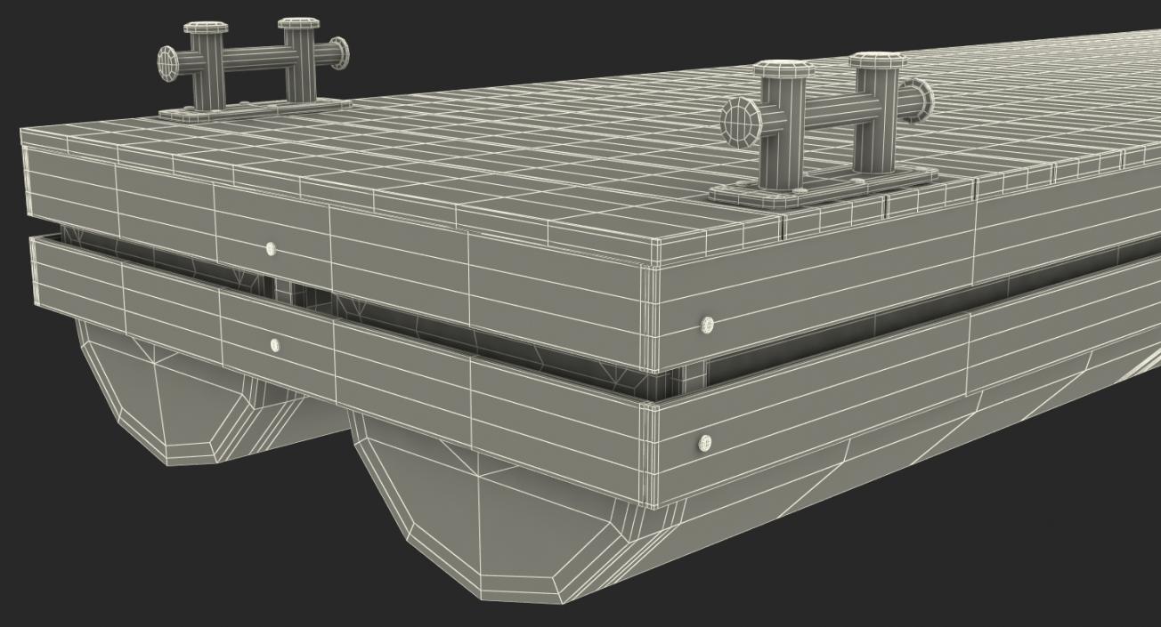 3D model Flottant Ponton Modulaire