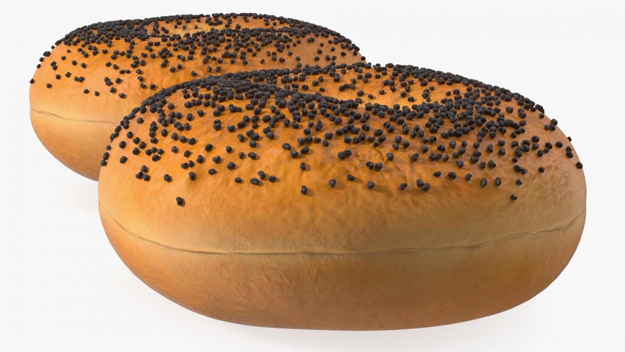 Poppy Seed Bagels 3D