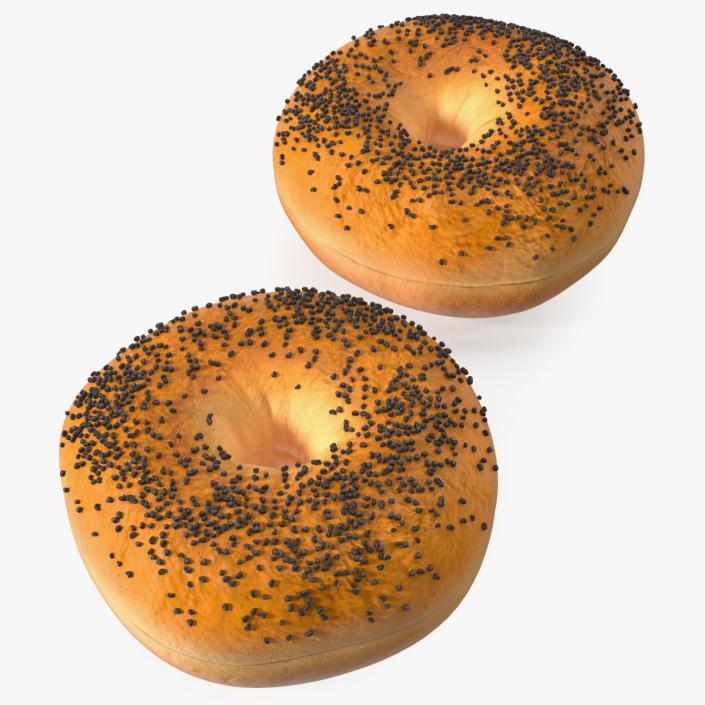 Poppy Seed Bagels 3D