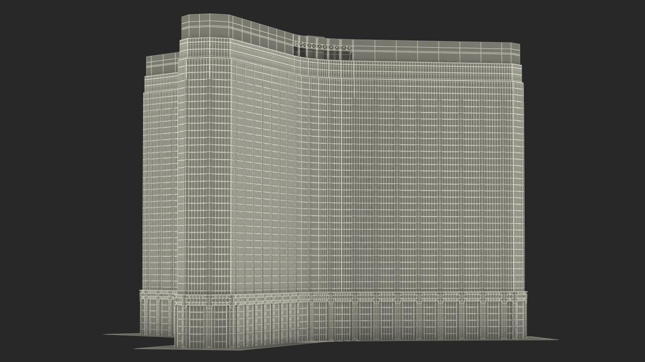 Luxury Casino Night Glow 3D model