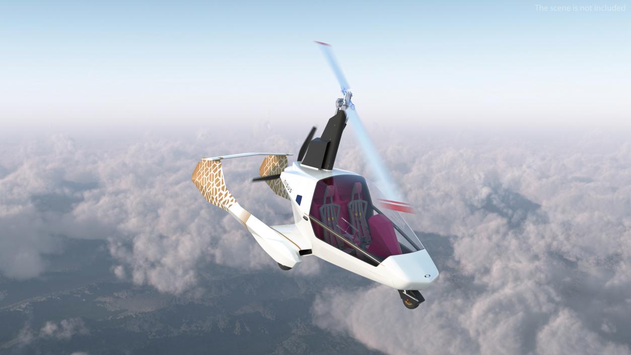 Nisus Gyroplane Rigged 3D