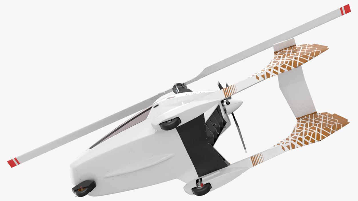 Nisus Gyroplane Rigged 3D