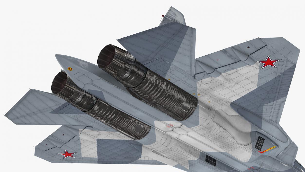 Sukhoi SU 57 Flight 3D model