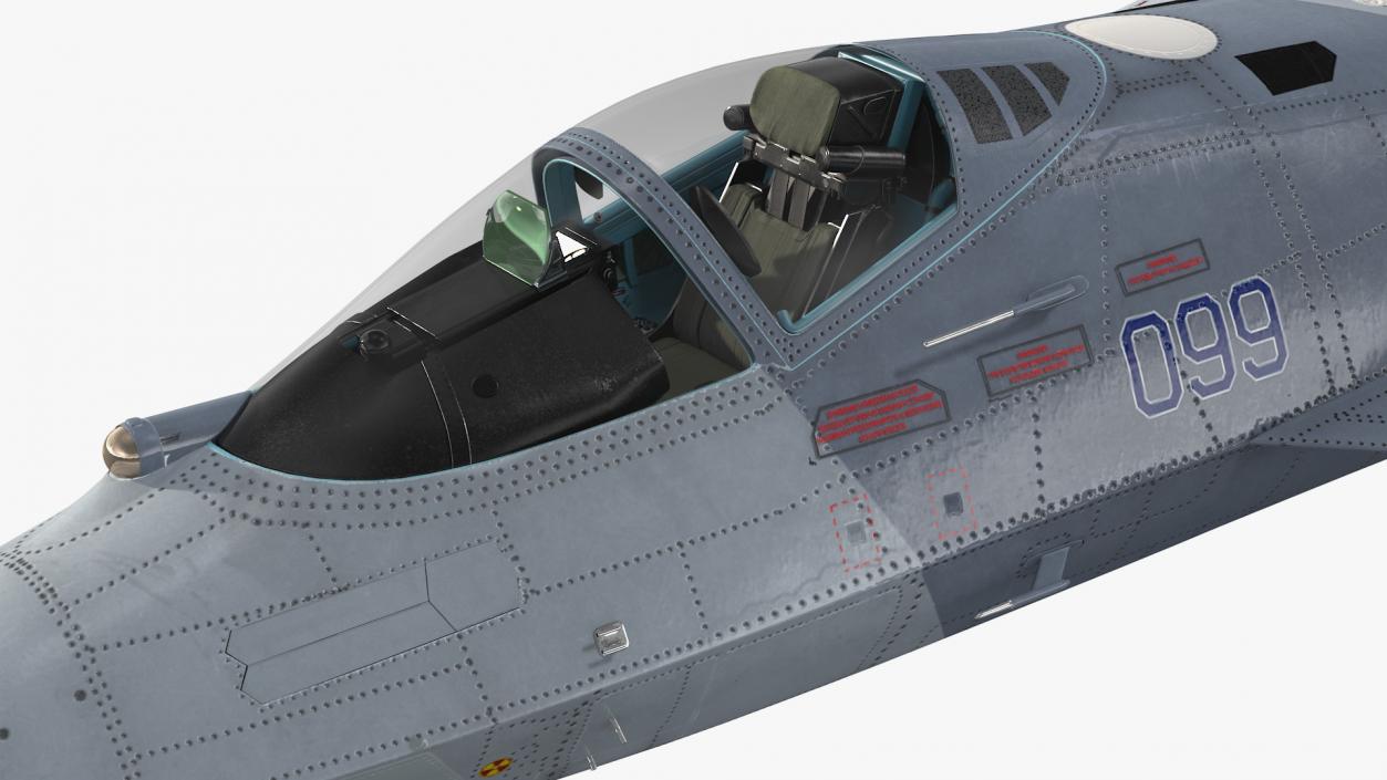 Sukhoi SU 57 Flight 3D model