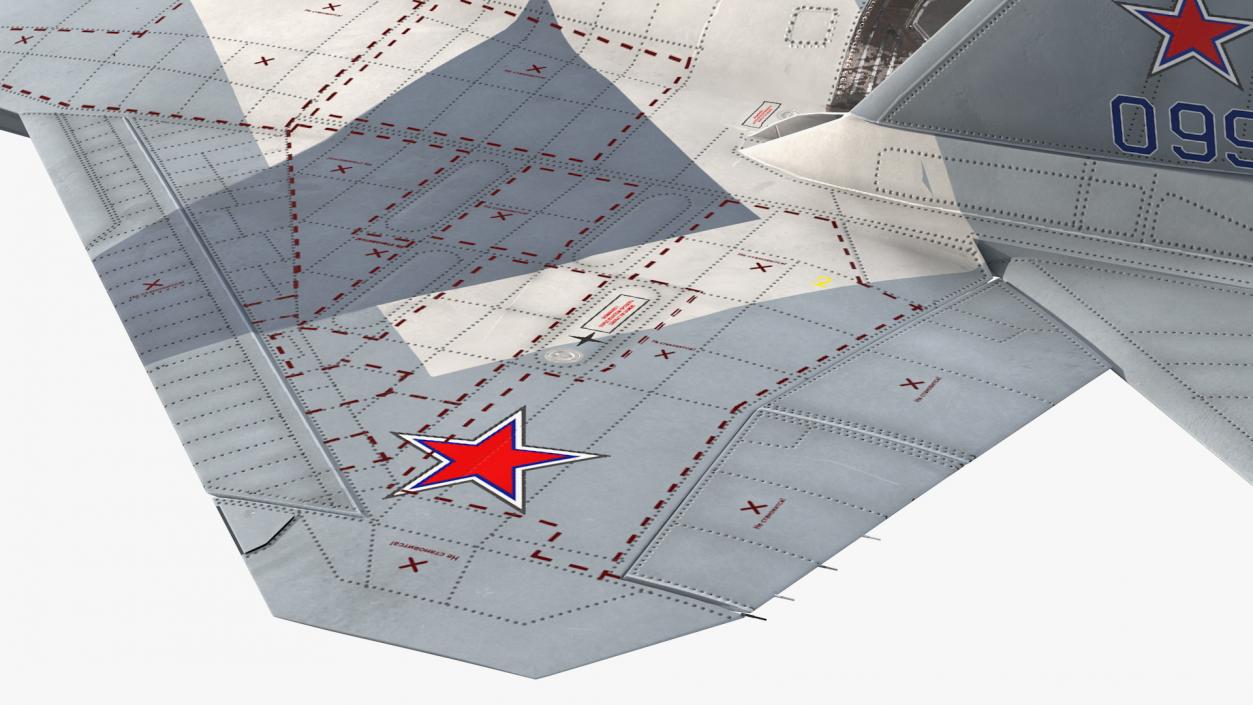 Sukhoi SU 57 Flight 3D model