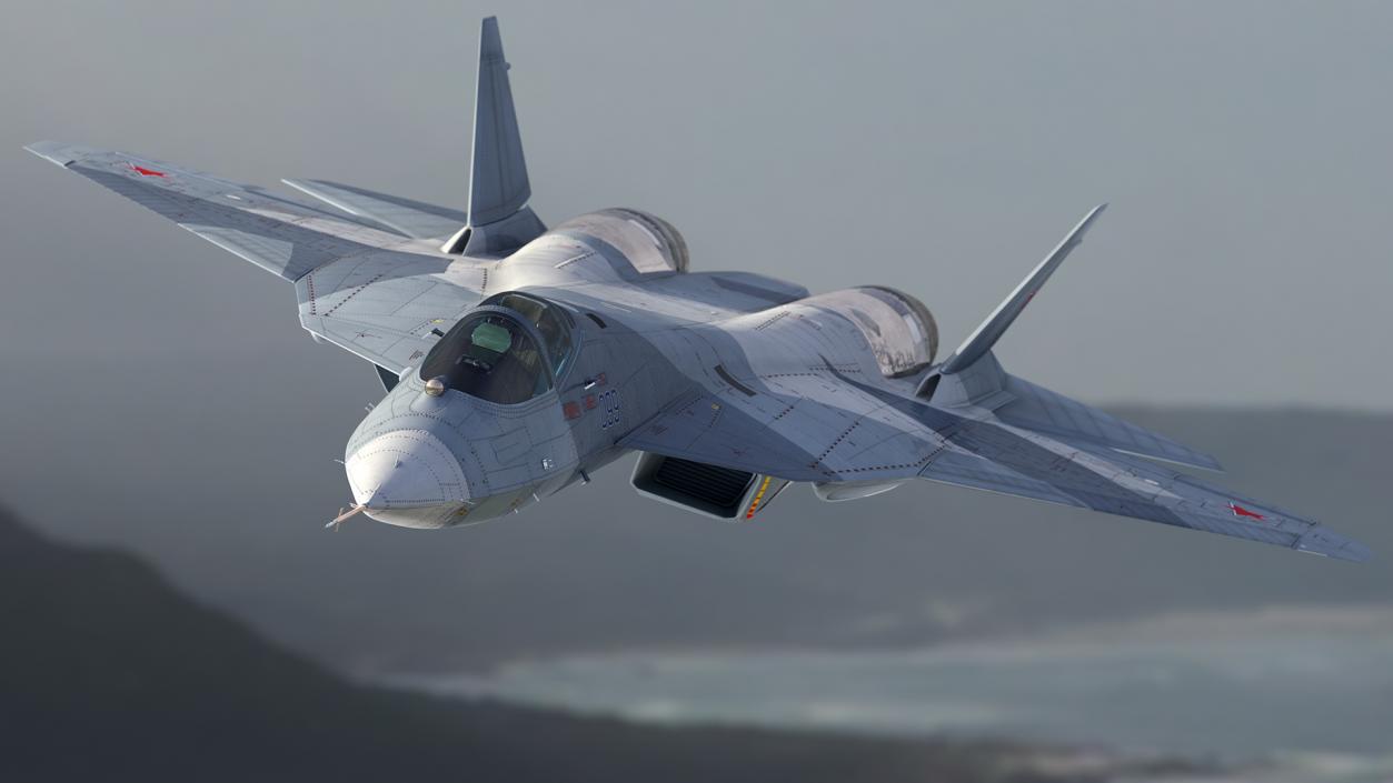 Sukhoi SU 57 Flight 3D model