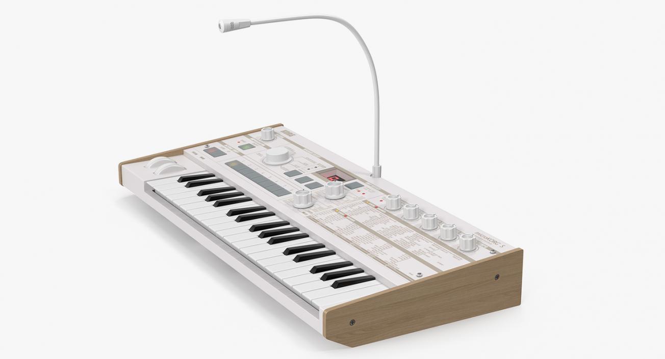 3D Korg MicroKORG Synthesizer and Vocoder model