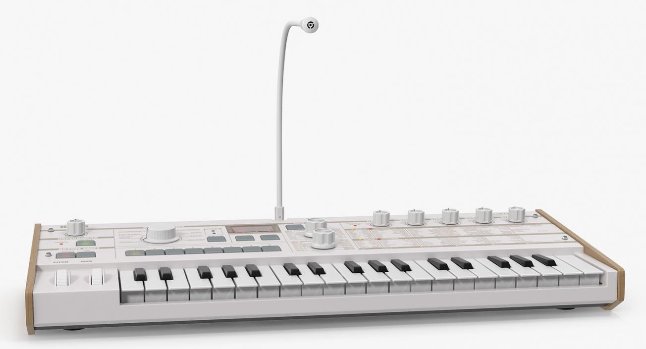 3D Korg MicroKORG Synthesizer and Vocoder model