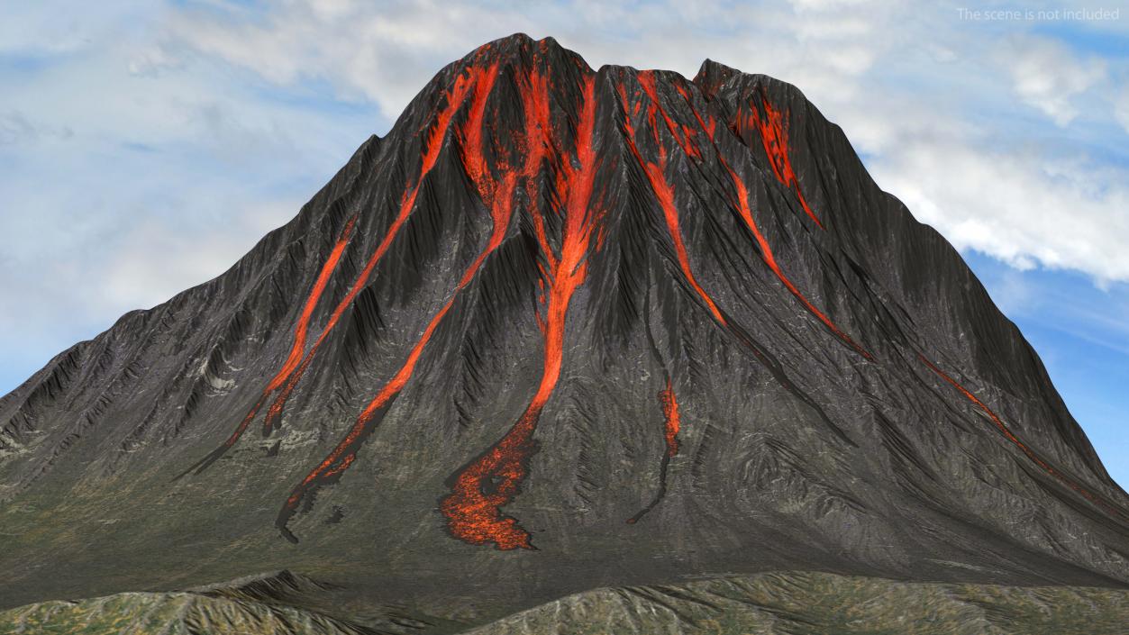 3D model Volcanoes Collection