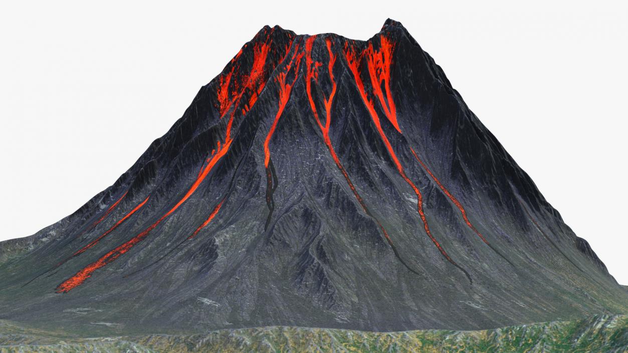 3D model Volcanoes Collection