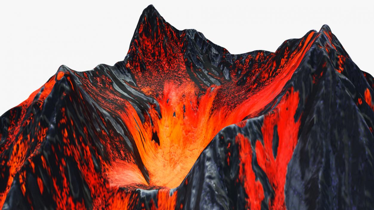 3D model Volcanoes Collection