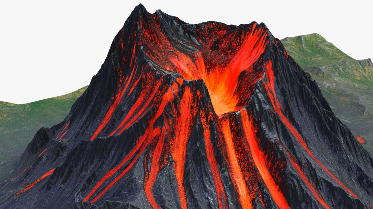 3D model Volcanoes Collection