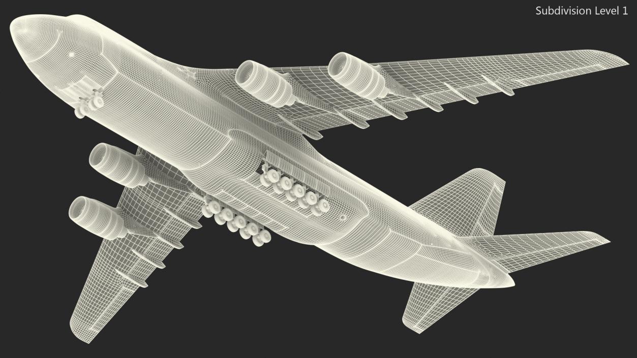 Russian Heavy Transport Aircraft 3D