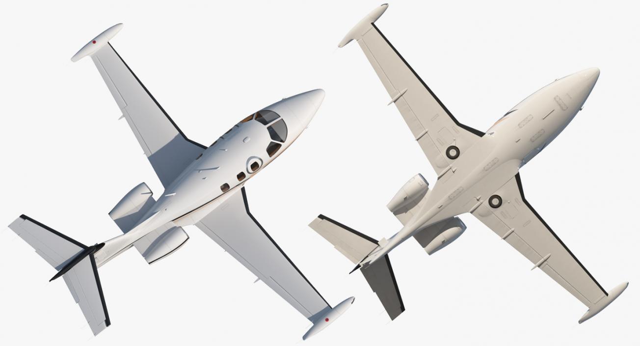 3D Very Light Jet Eclipse 550 Rigged model