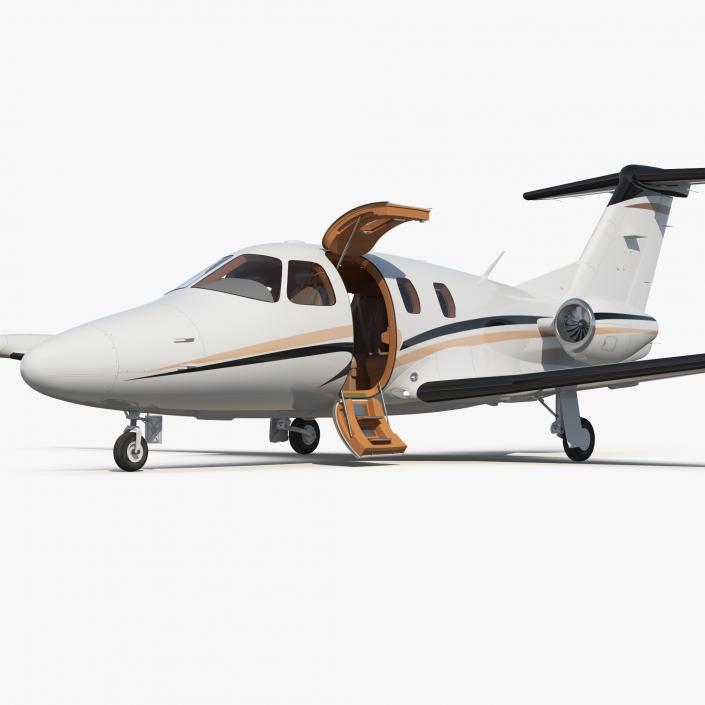 3D Very Light Jet Eclipse 550 Rigged model