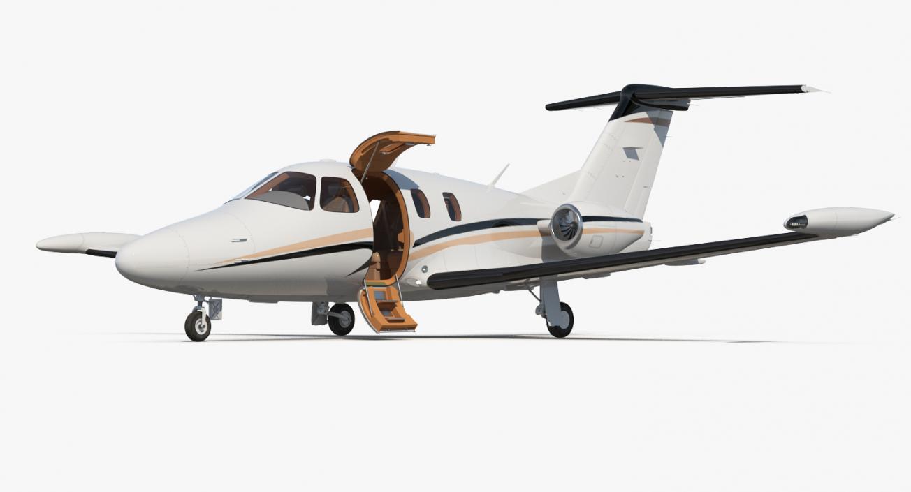 3D Very Light Jet Eclipse 550 Rigged model