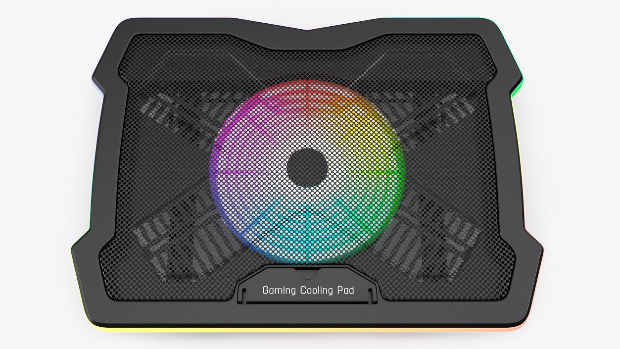 3D Gaming Laptop Cooler with RGB Fan model