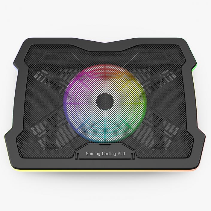 3D Gaming Laptop Cooler with RGB Fan model