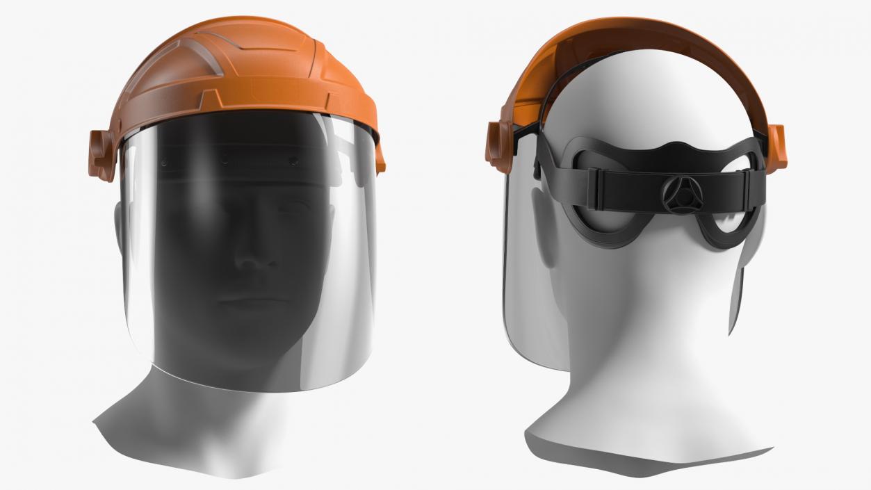 Dark Visor Face Shield 3D