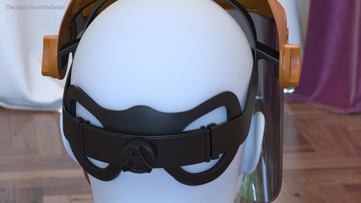 Dark Visor Face Shield 3D