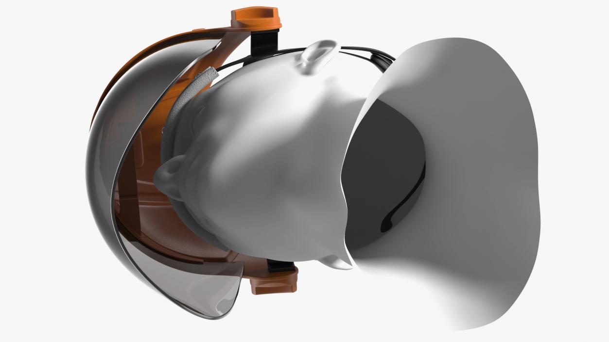 Dark Visor Face Shield 3D