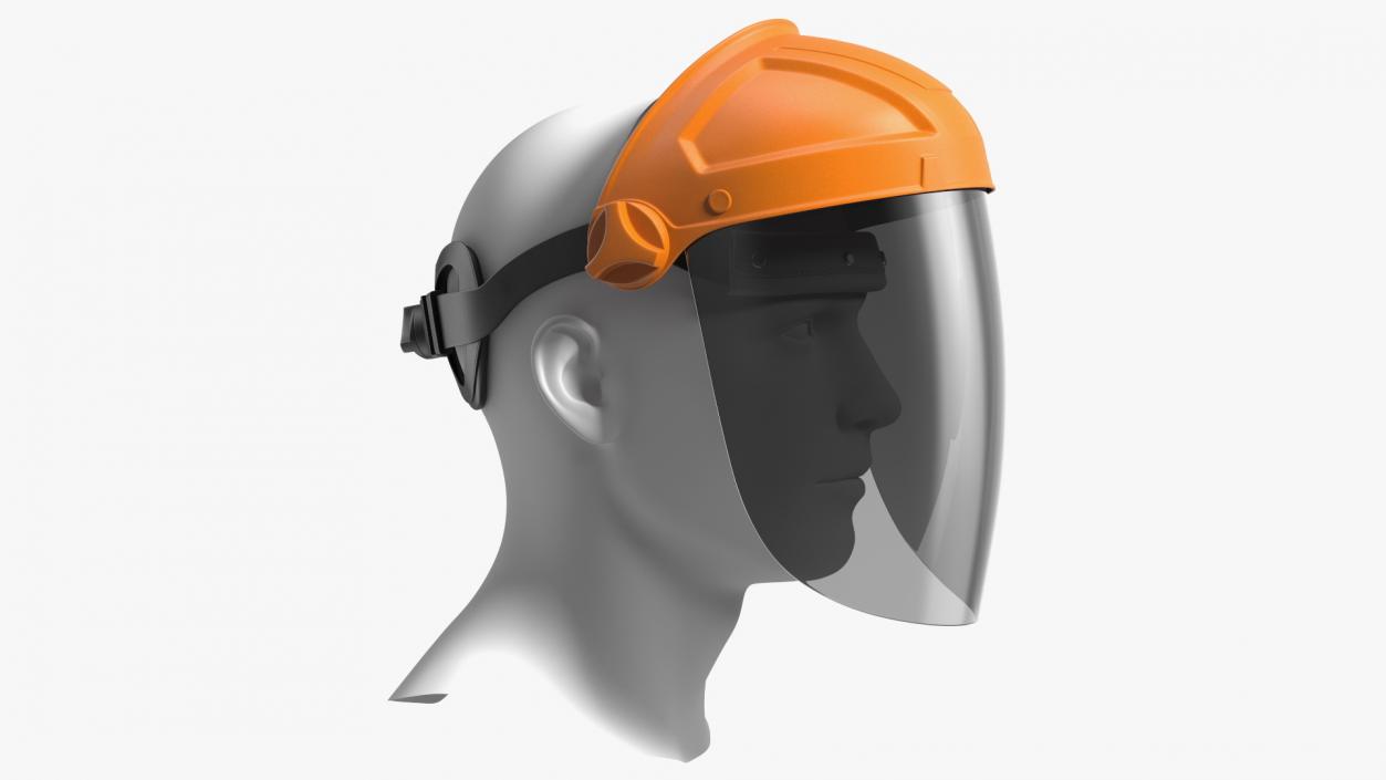 Dark Visor Face Shield 3D