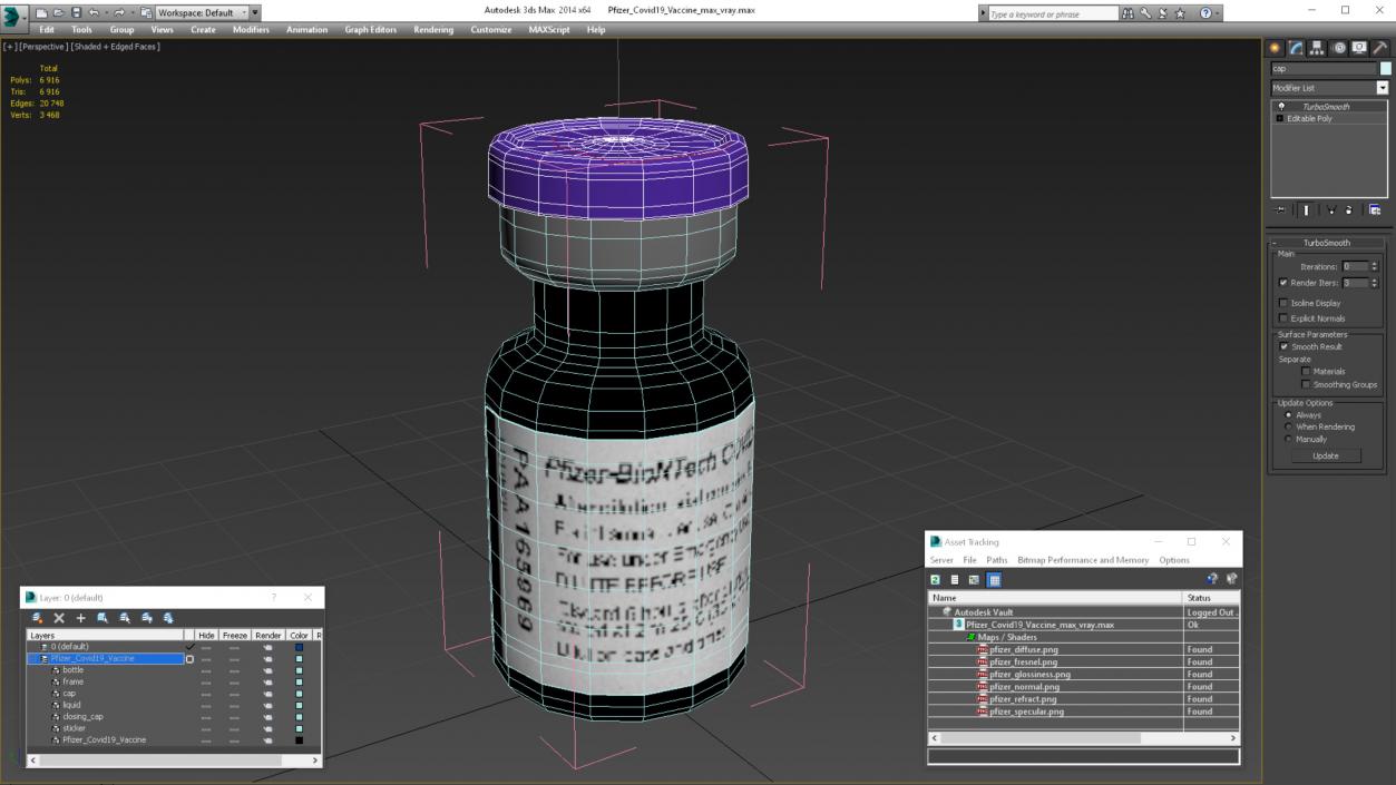 Pfizer Covid19 Vaccine 3D