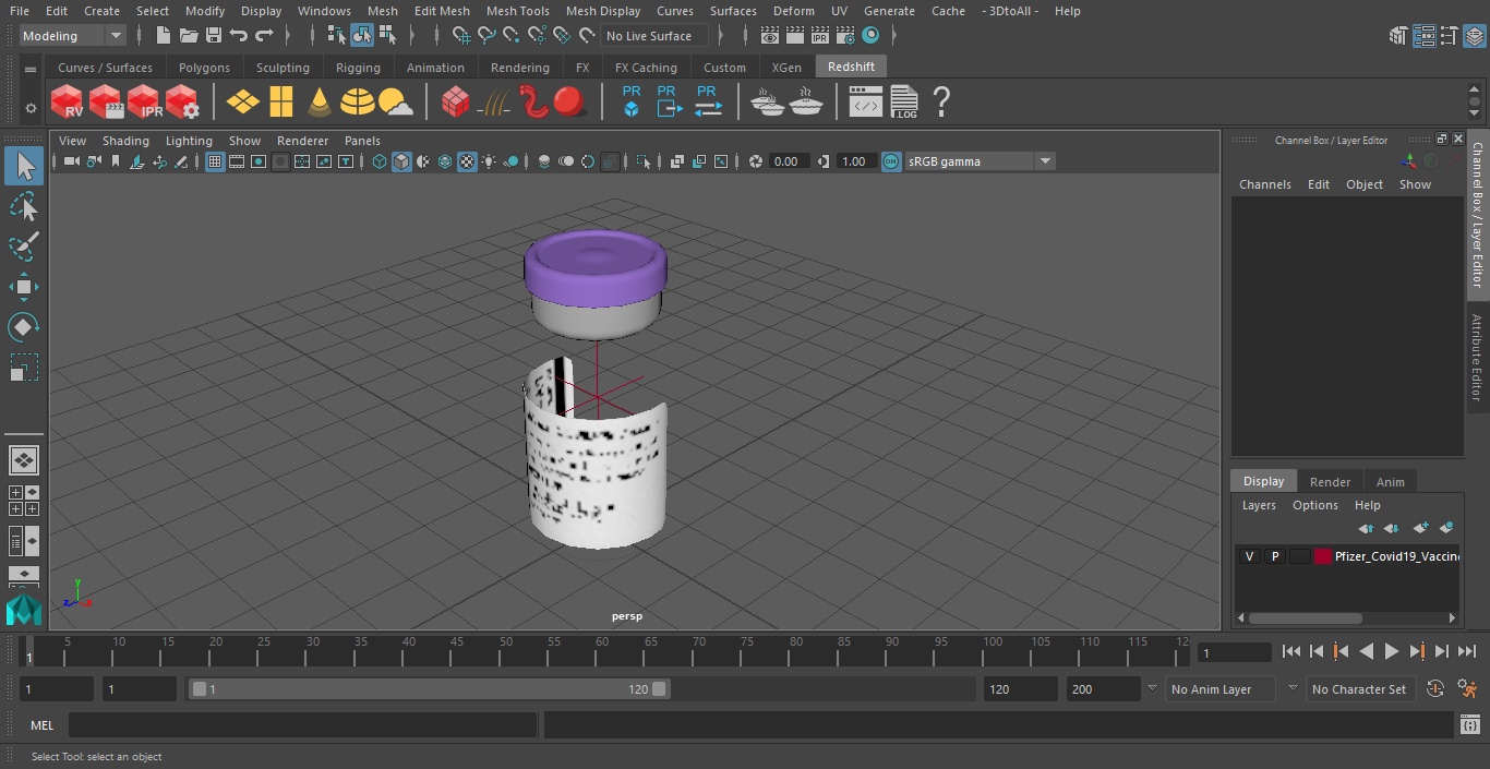 Pfizer Covid19 Vaccine 3D