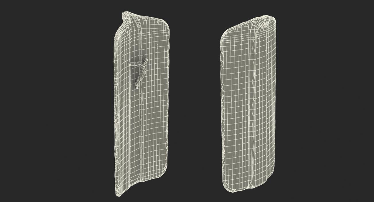 3D model Pavise Italian Medieval Shield