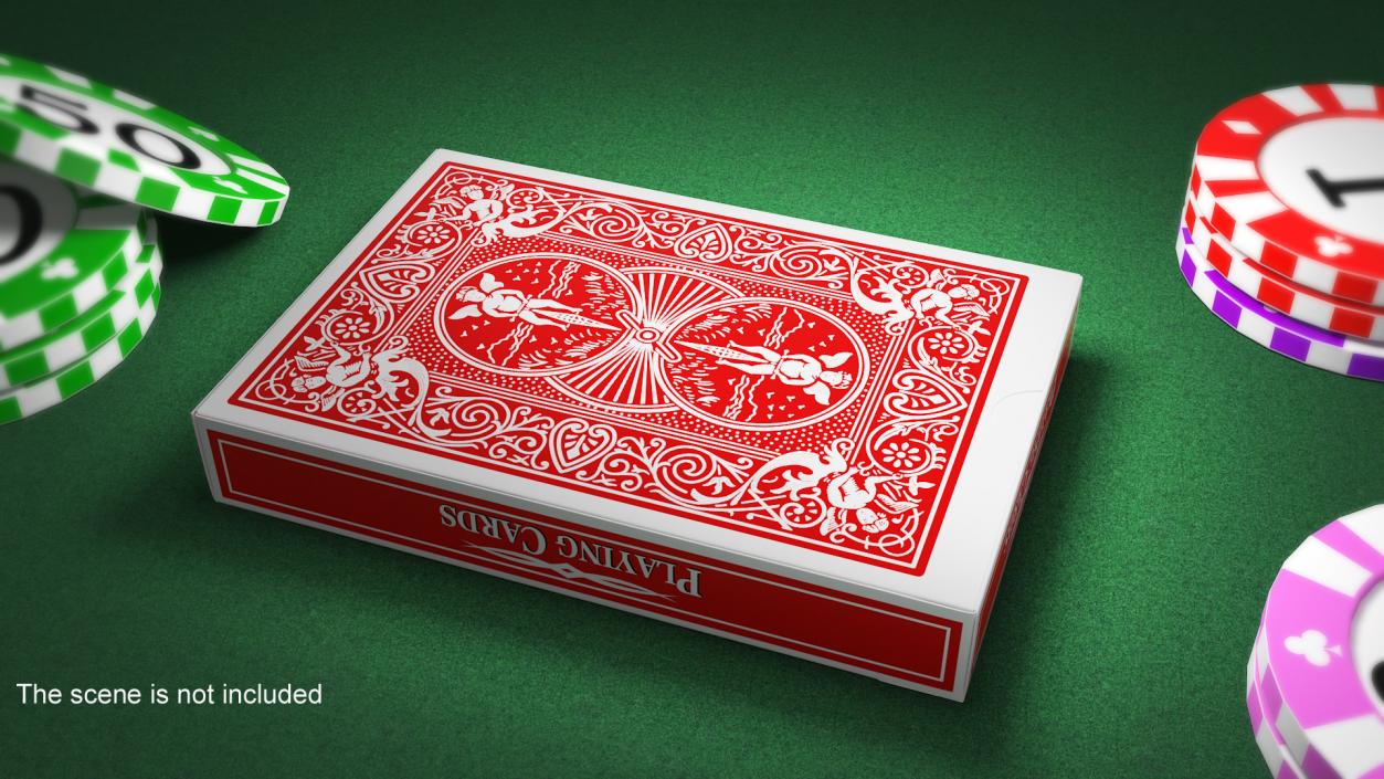 3D model Playing Cards Packs Collection