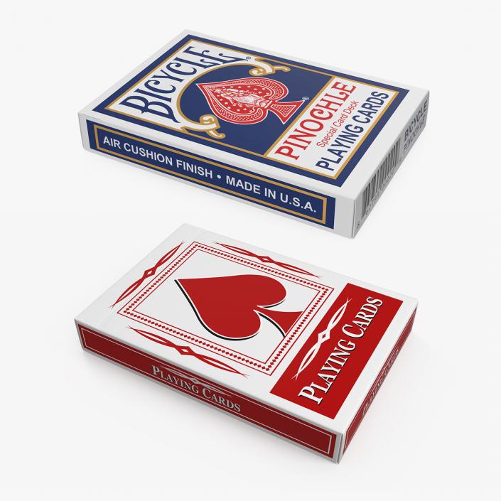 3D model Playing Cards Packs Collection