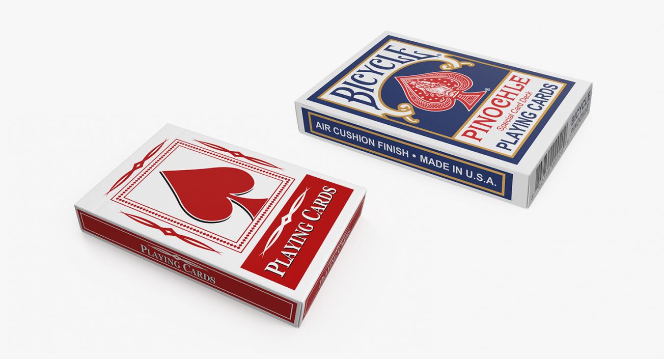 3D model Playing Cards Packs Collection