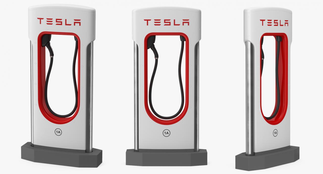 3D Electric Vehicle Chargers Collection 4 model