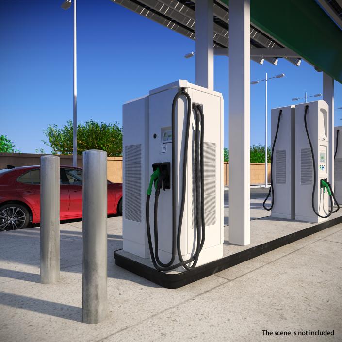 3D Electric Vehicle Chargers Collection 4 model