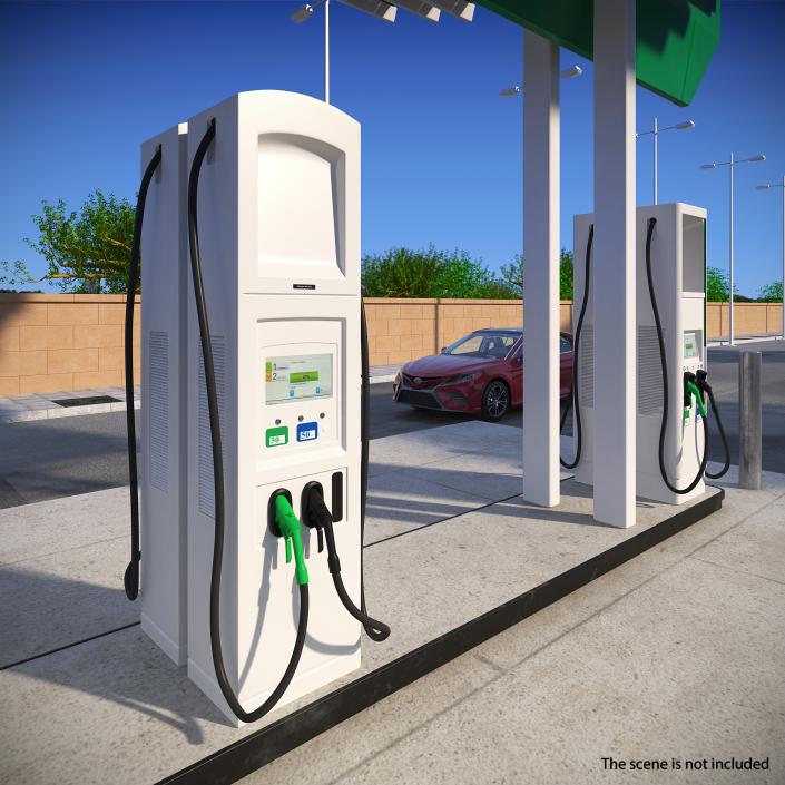 3D Electric Vehicle Chargers Collection 4 model