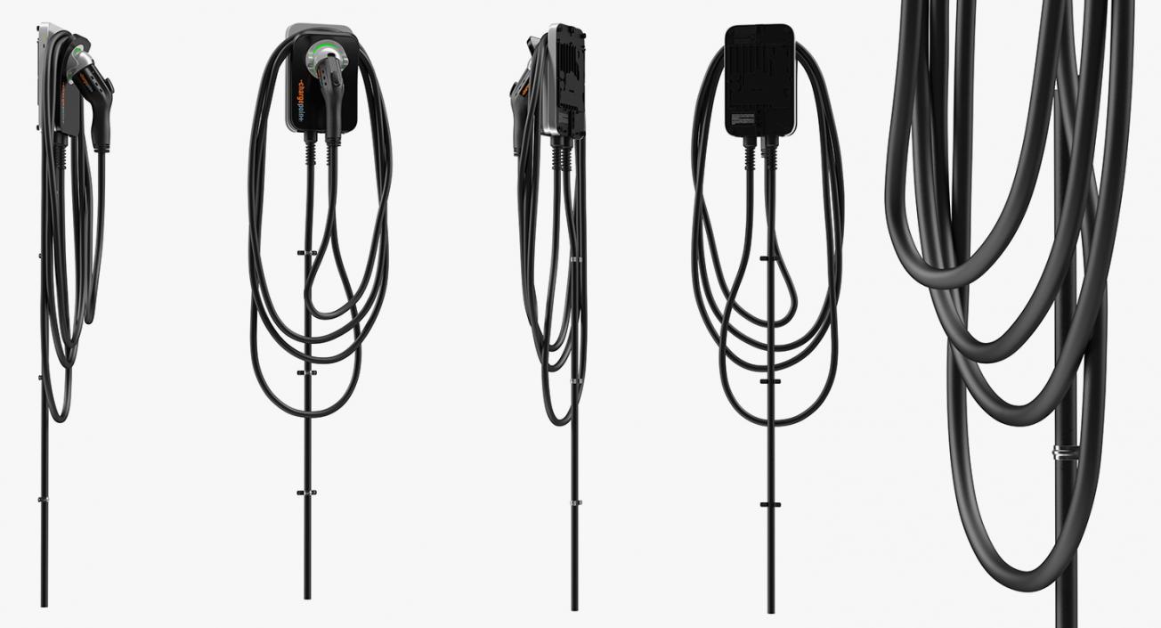 3D Electric Vehicle Chargers Collection 4 model