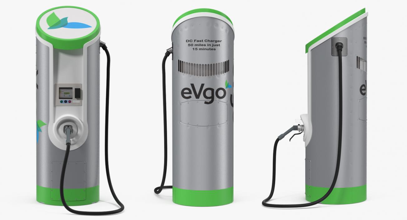 3D Electric Vehicle Chargers Collection 4 model