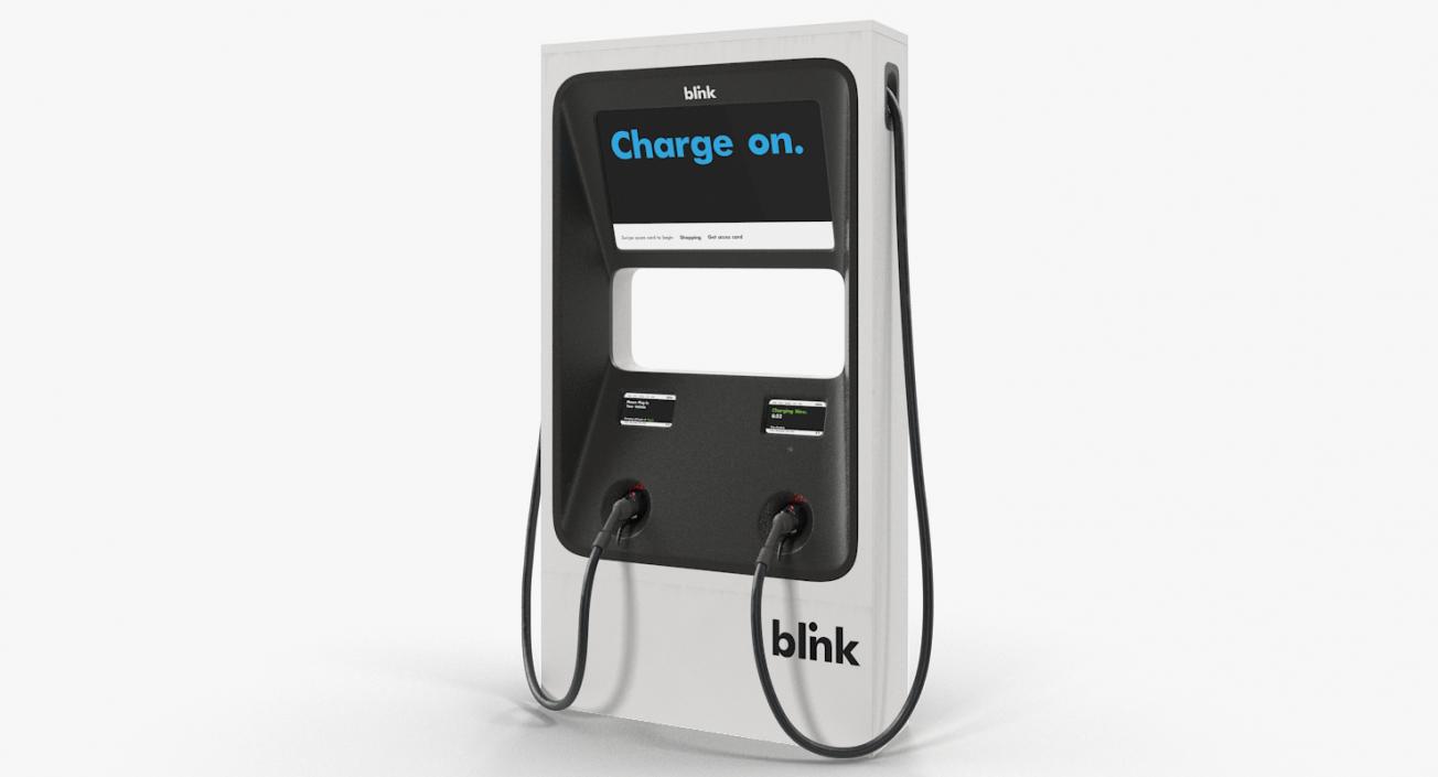 3D Electric Vehicle Chargers Collection 4 model