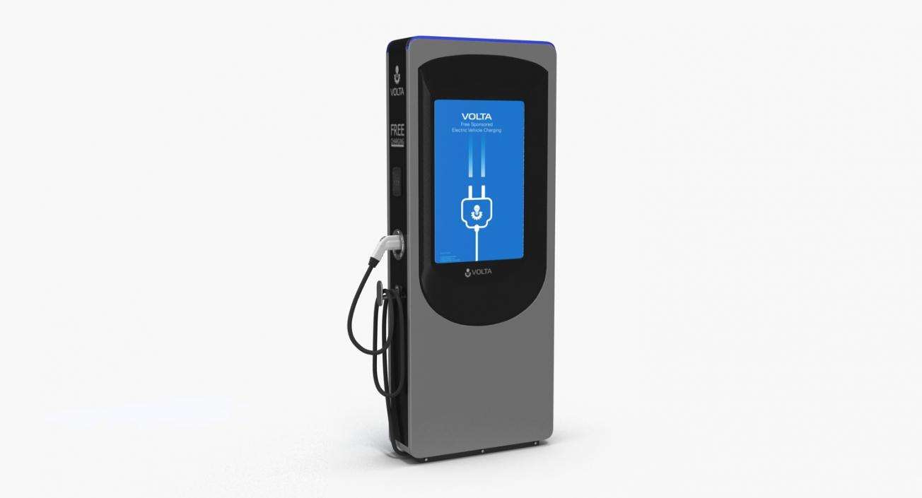 3D Electric Vehicle Chargers Collection 4 model