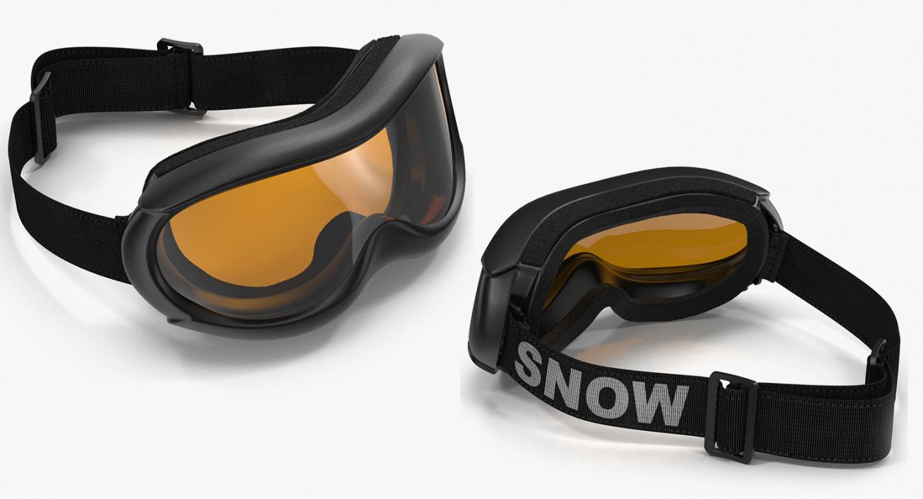 3D model Skier and Equipment 3D Models Collection