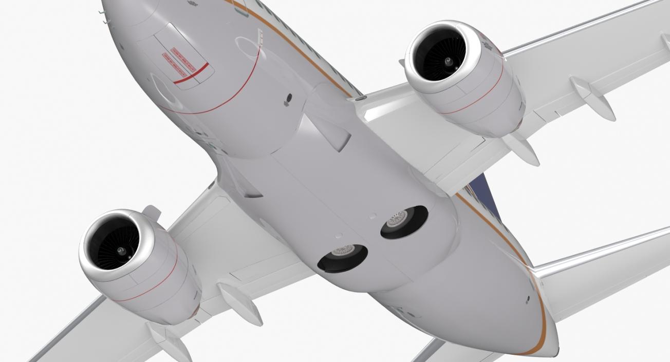 3D model Boeing 737-600 United Airlines