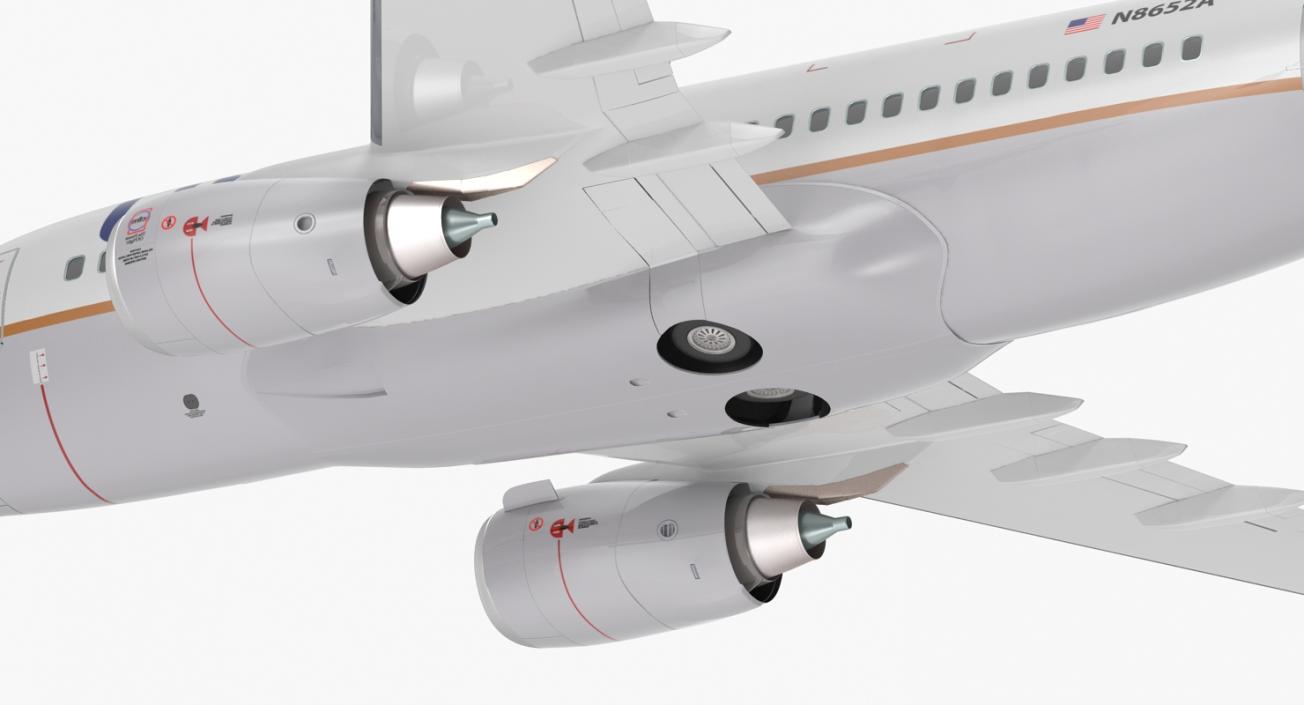 3D model Boeing 737-600 United Airlines