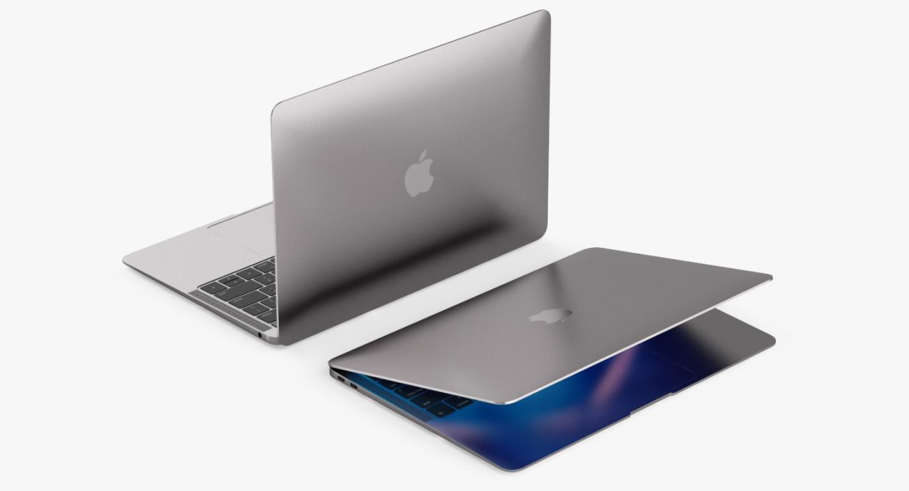 3D model Apple MacBooks 2018 Collection