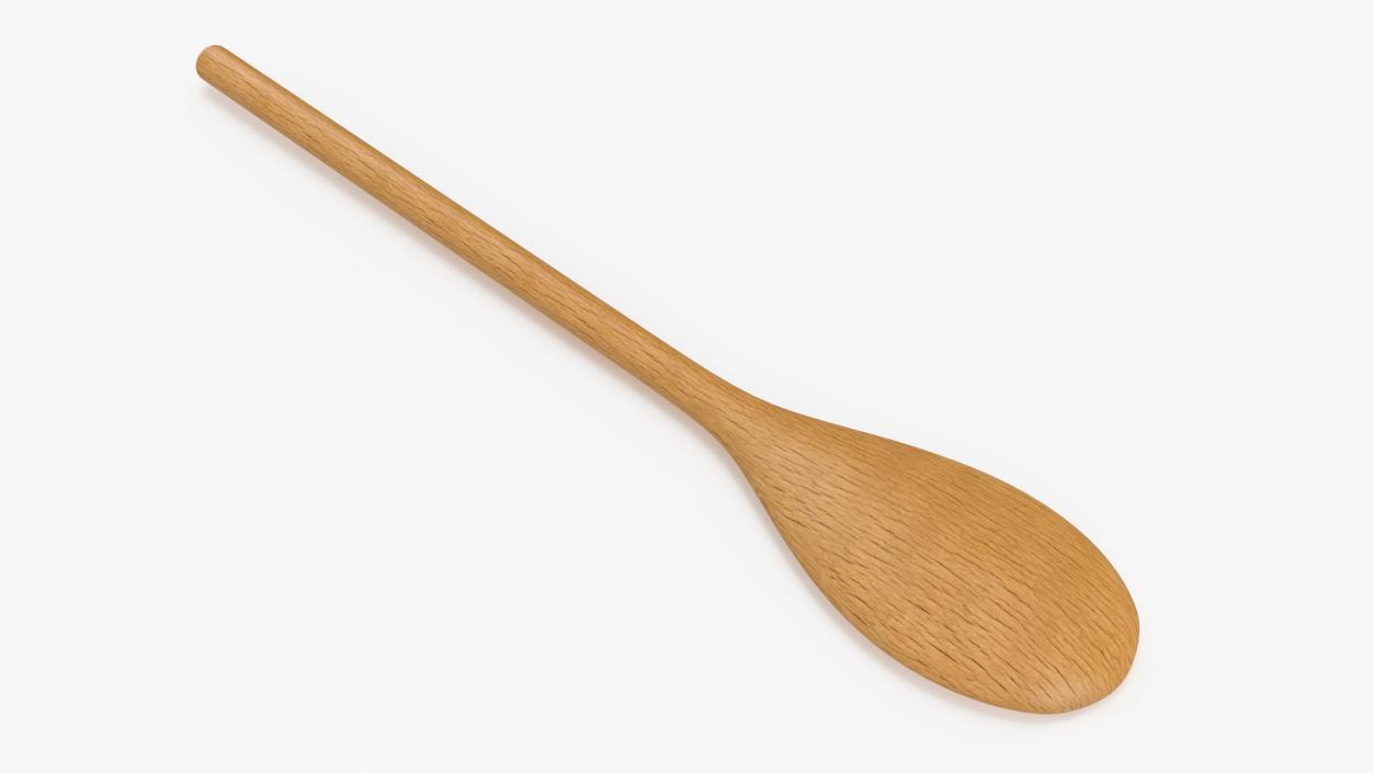 Wooden Spoon 2 3D model