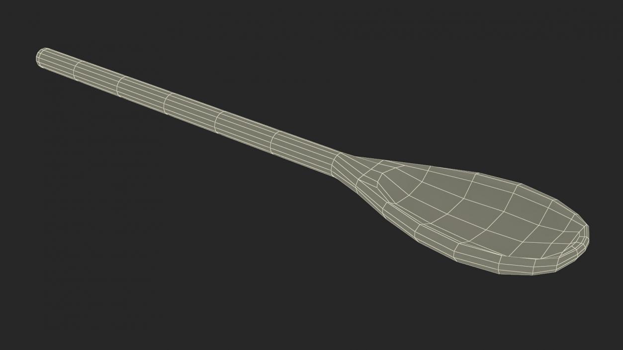 Wooden Spoon 2 3D model